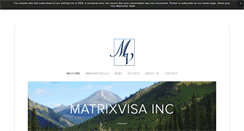 Desktop Screenshot of matrixvisa.com